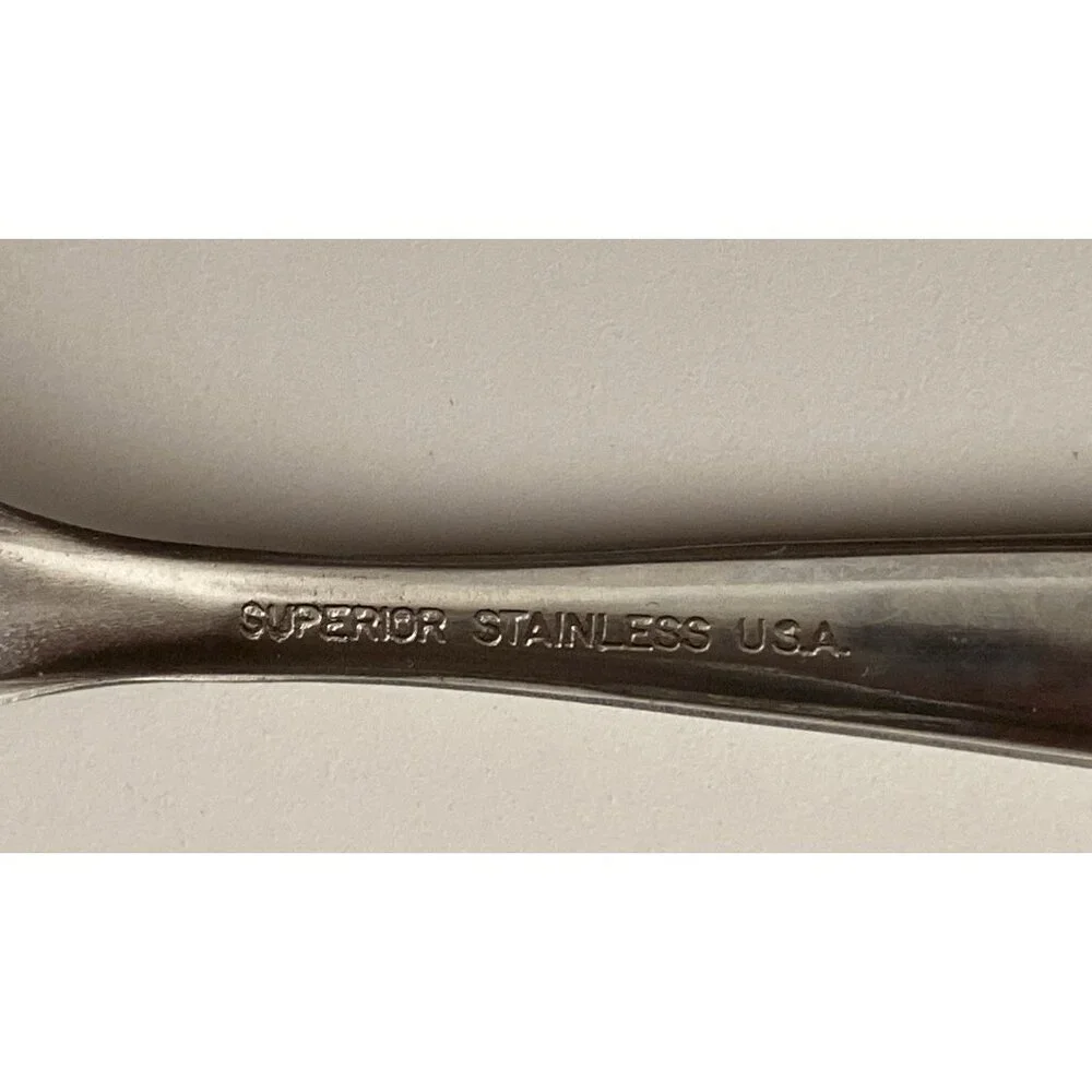 VTG Superior Stainless USA Cocktail Forks Starburst Atomic Starburst 5.5